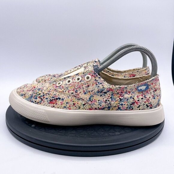 Rocket Dog Slip On Floral Multi Color Low Top Shoes Women's size 7.5 - Picture 2 of 9